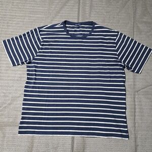 PETER MILLAR Crown Crafted Tee T-Shirt Crew Neck Navy Blue Sz XL